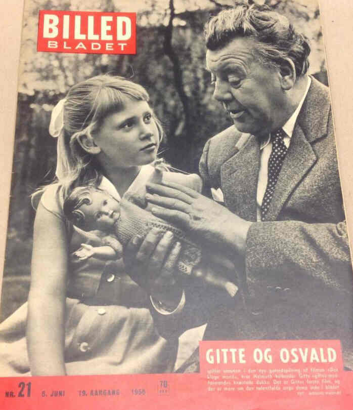 BILLED BLADET magazine side cover Issue 21 5 June 1956