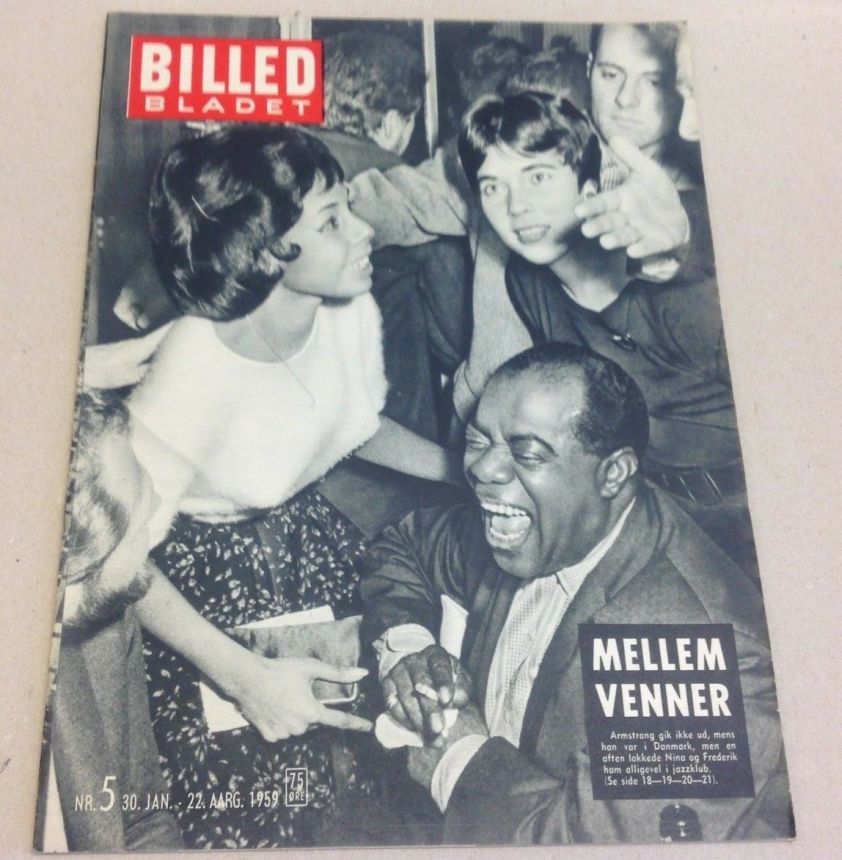 BILLED BLADET magazine side cover Issue 5 30 January 1959