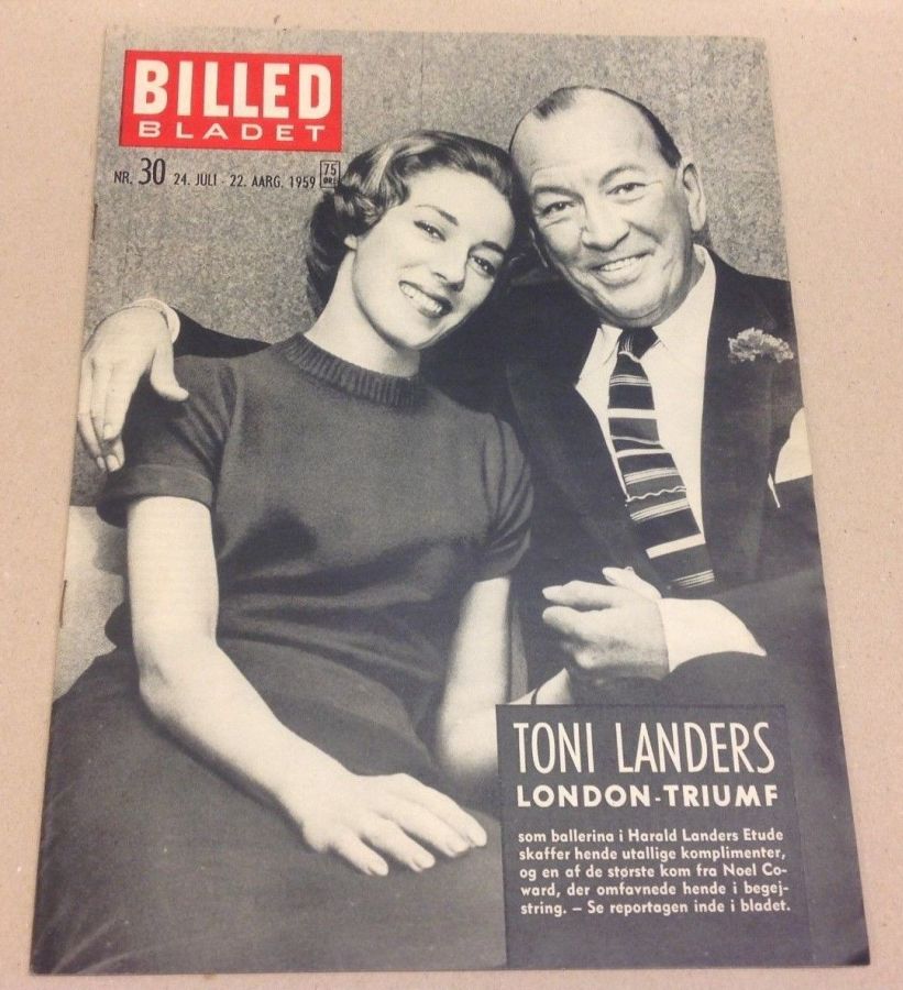 BILLED BLADET magazine side cover Issue 30 24 July 1959