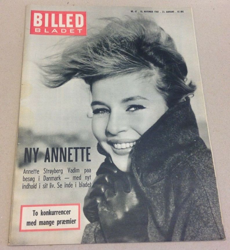 BILLED BLADET magazine side cover Issue 47 18 November 1960