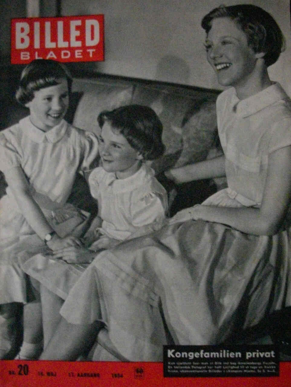 BILLED BLADET magazine side cover Issue 20 18 May 1954