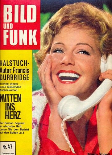 BILD UND FUNK magazine side cover Issue 47  1962