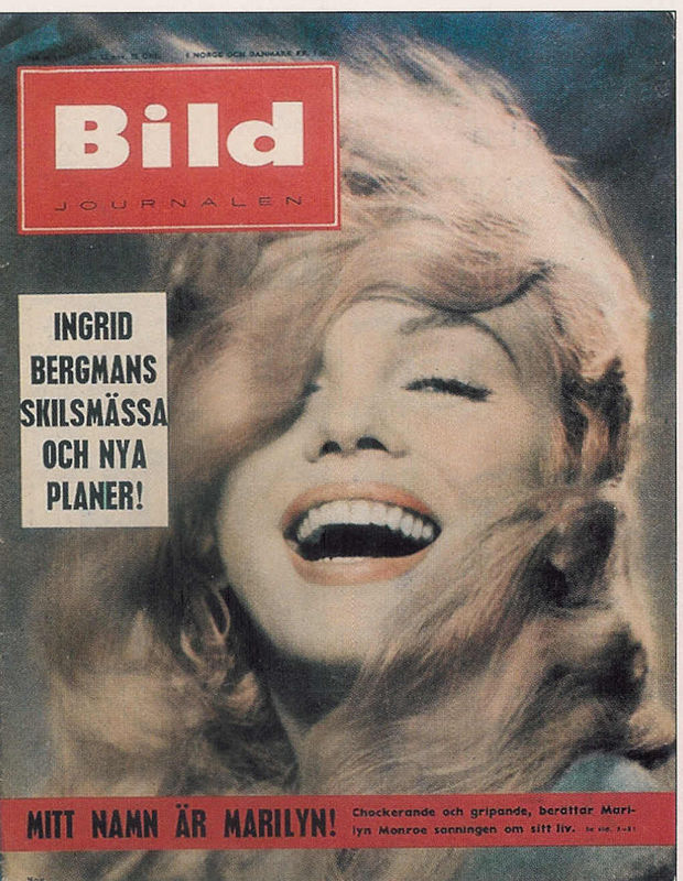 BILDJOURNALEN magazine side cover Issue 38? November 1957