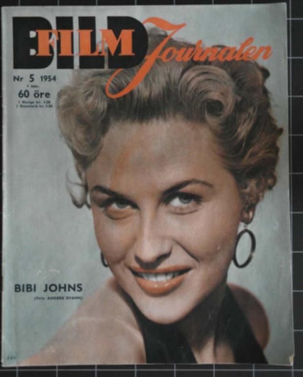 BILDJOURNALEN magazine side cover Issue 5  1954