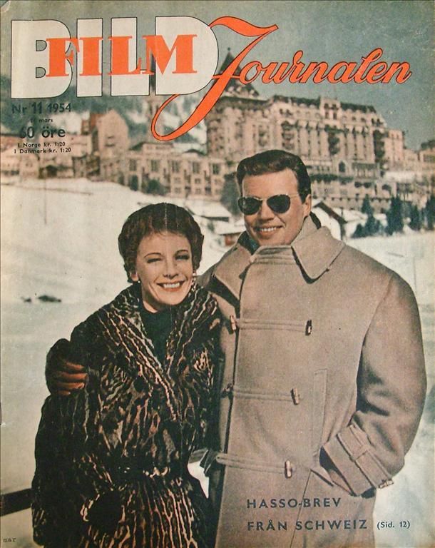 BILDJOURNALEN magazine side cover Issue 11  1954