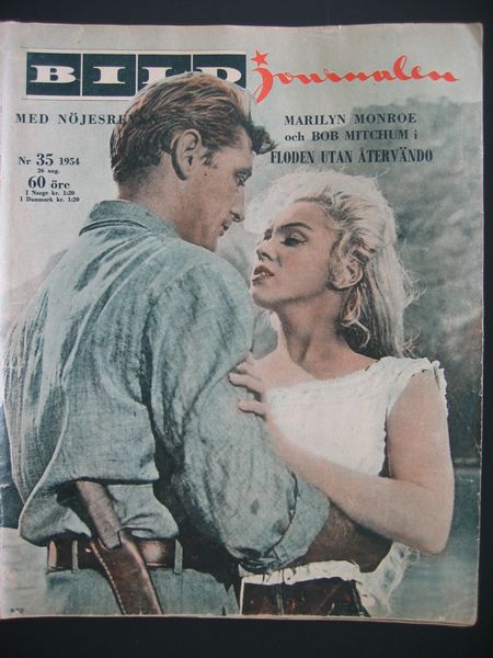 BILDJOURNALEN magazine side cover Issue 35  1954