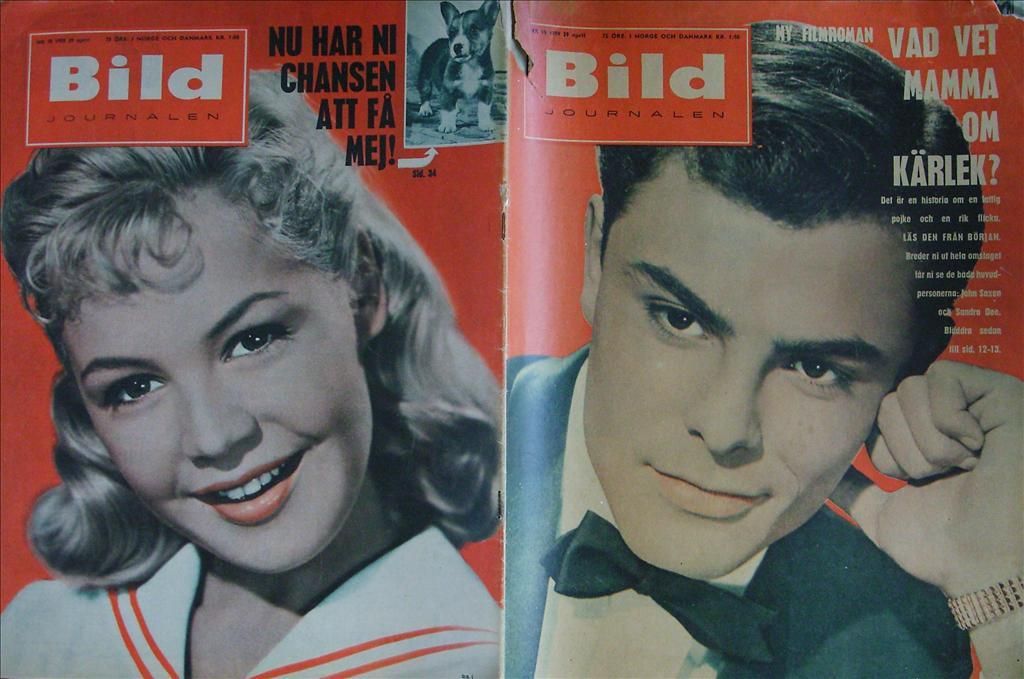 BILDJOURNALEN magazine side cover Issue 18  1959