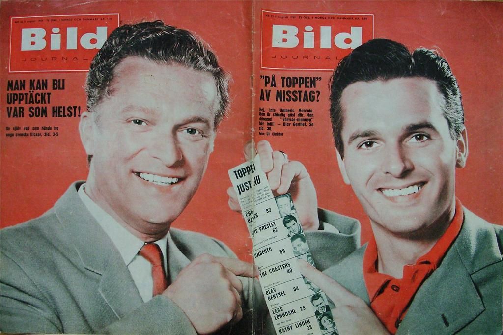 BILDJOURNALEN magazine side cover Issue 32  1959