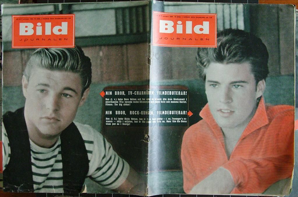 BILDJOURNALEN magazine side cover Issue 41  1959