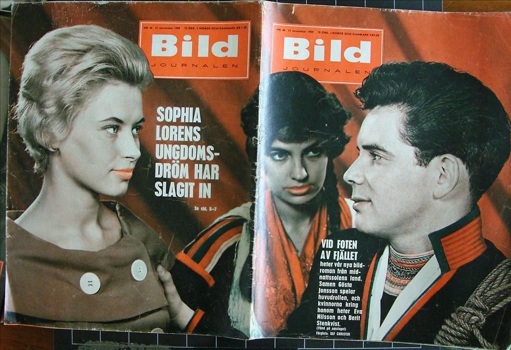 BILDJOURNALEN magazine side cover Issue 46  1959