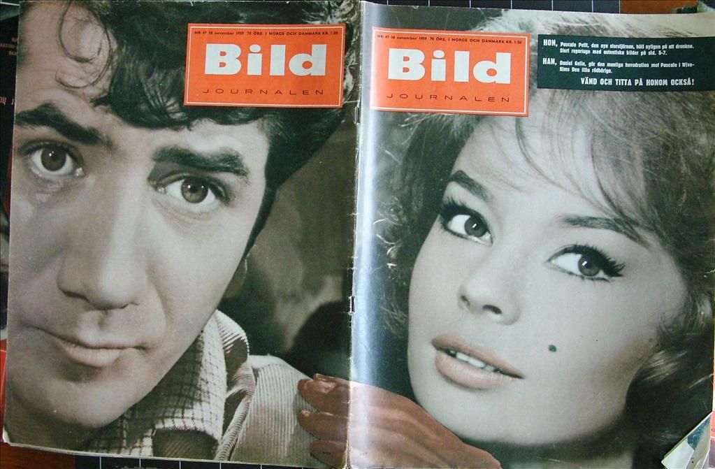 BILDJOURNALEN magazine side cover Issue 47  1959
