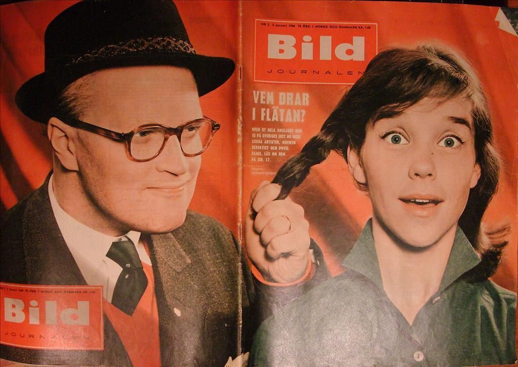 BILDJOURNALEN magazine side cover Issue 2  1960
