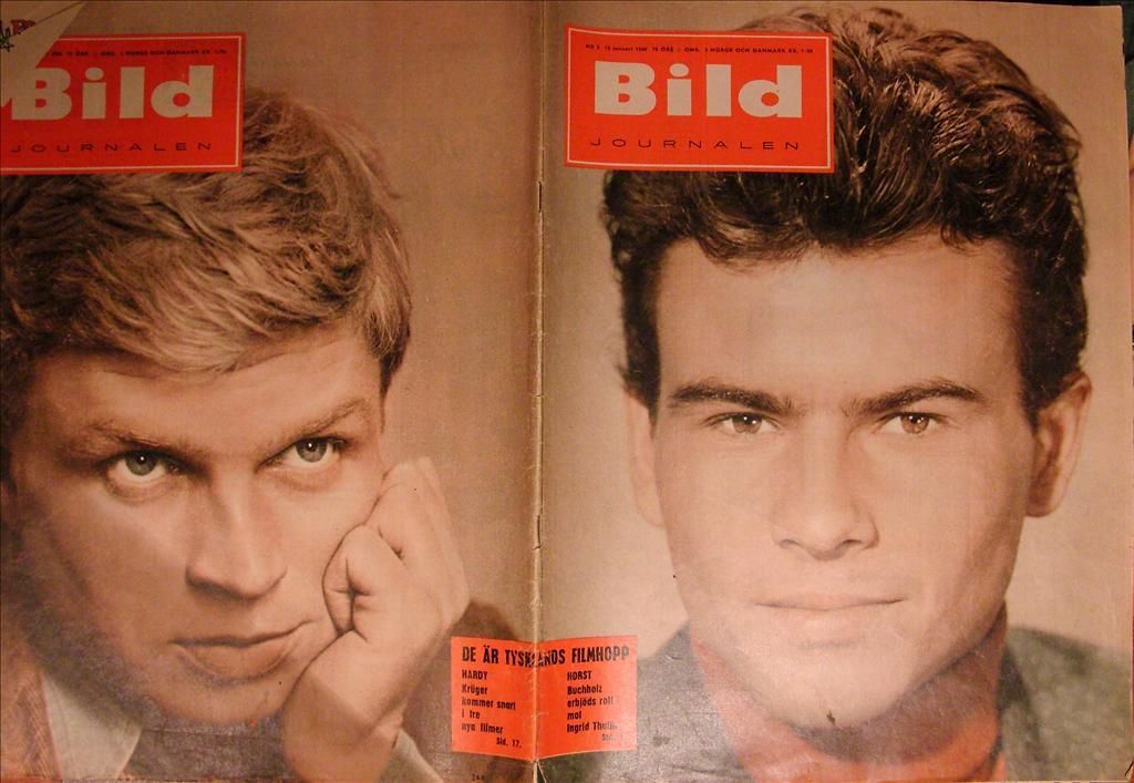 BILDJOURNALEN magazine side cover Issue 3  1960