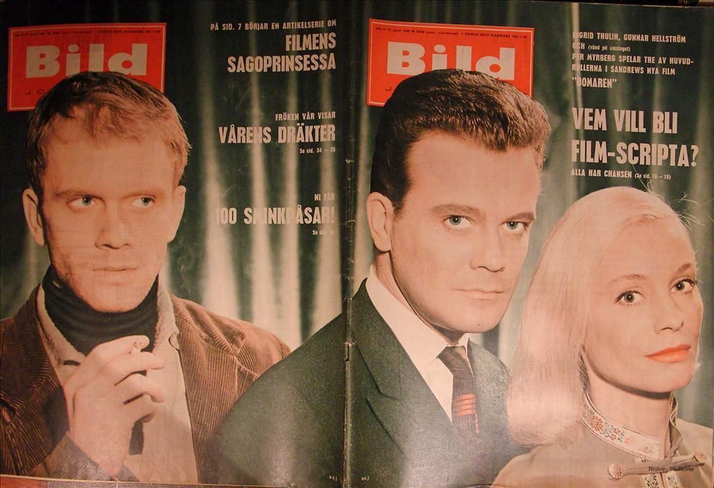 BILDJOURNALEN magazine side cover Issue 17  1960