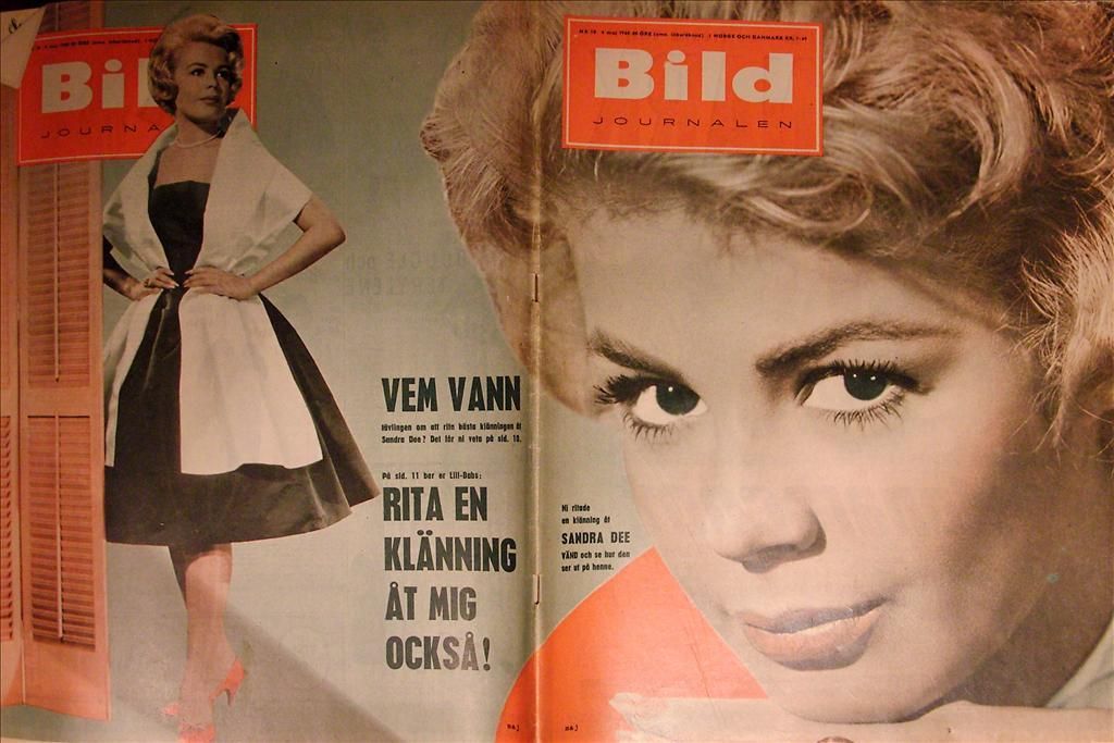 BILDJOURNALEN magazine side cover Issue 18  1960