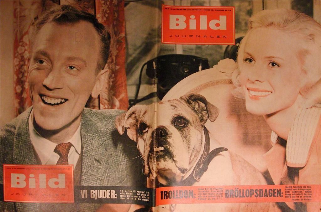 BILDJOURNALEN magazine side cover Issue 20  1960