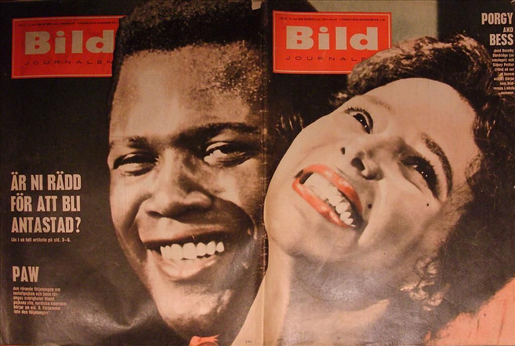 BILDJOURNALEN magazine side cover Issue 24  1960
