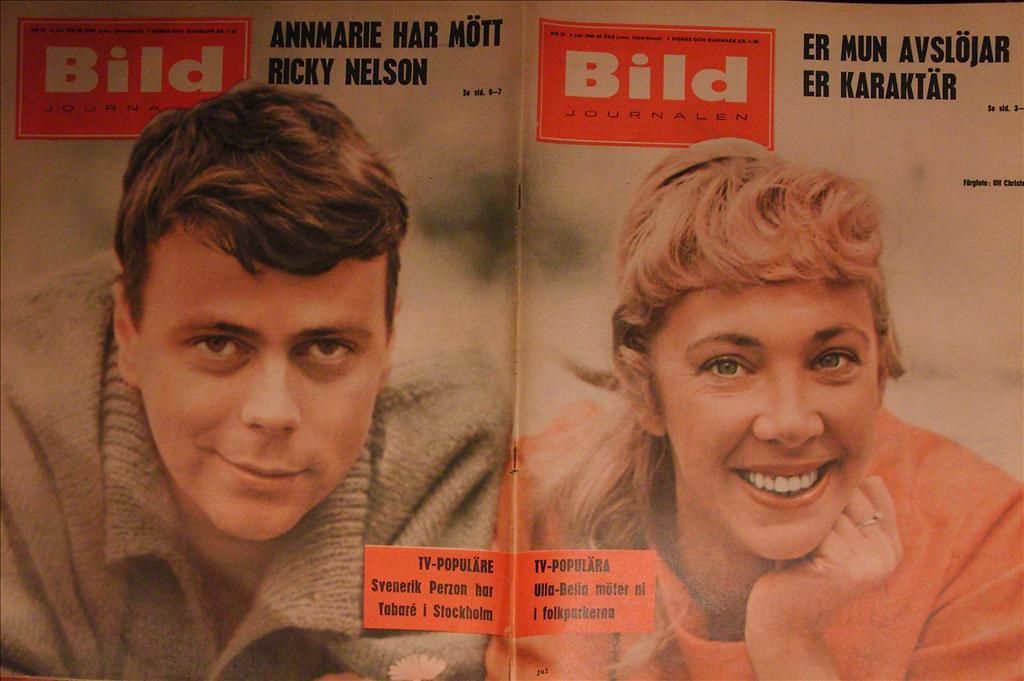 BILDJOURNALEN magazine side cover Issue 27  1960