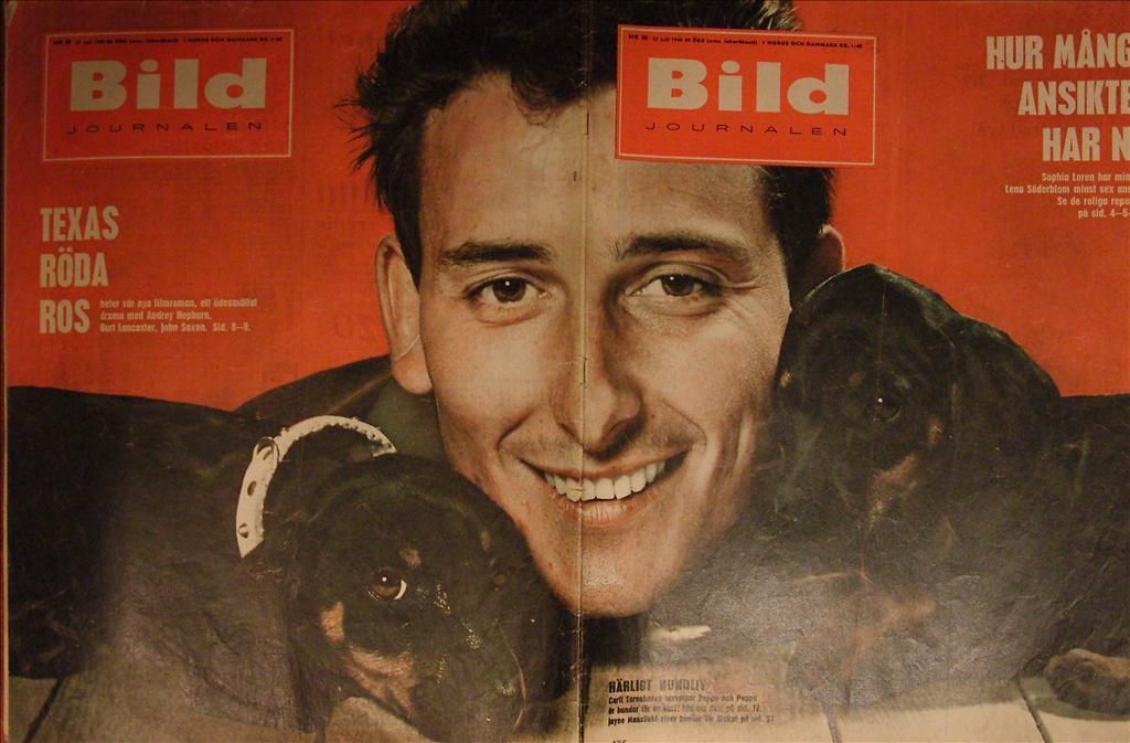 BILDJOURNALEN magazine side cover Issue 30  1960