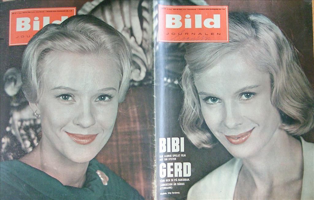 BILDJOURNALEN magazine side cover Issue 31  1960