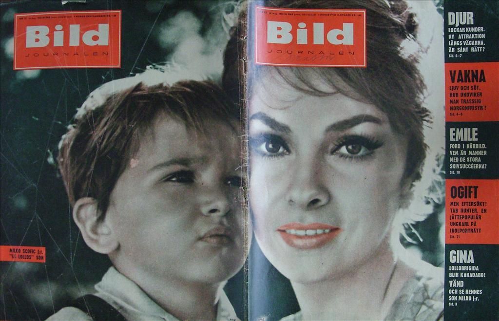 BILDJOURNALEN magazine side cover Issue 32  1960