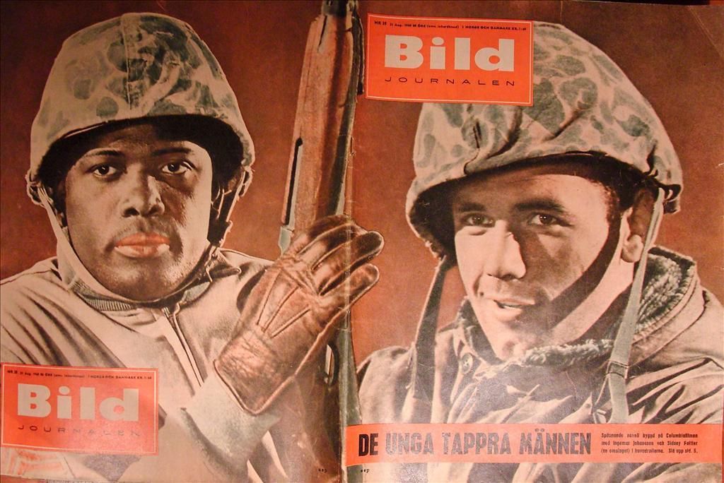 BILDJOURNALEN magazine side cover Issue 35  1960