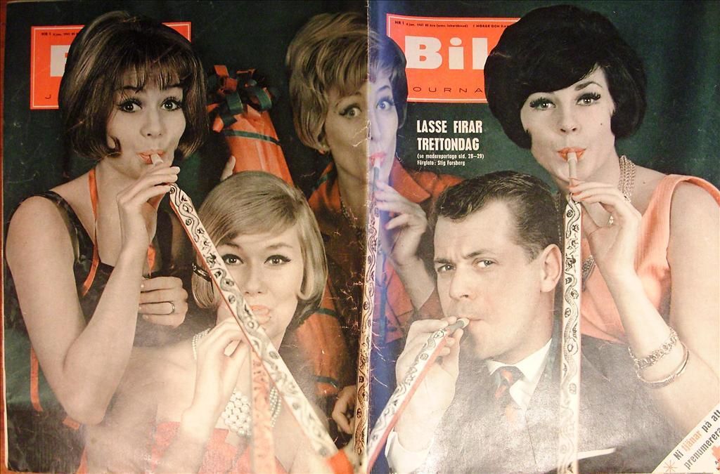 BILDJOURNALEN magazine side cover Issue 1  1961