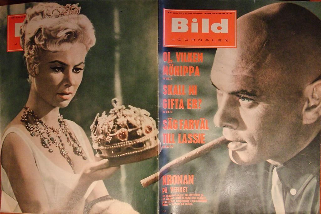 BILDJOURNALEN magazine side cover Issue 4  1961
