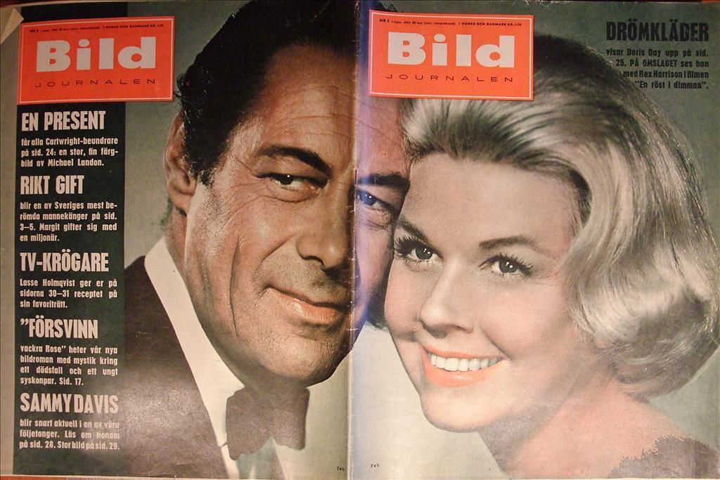 BILDJOURNALEN magazine side cover Issue 5  1961
