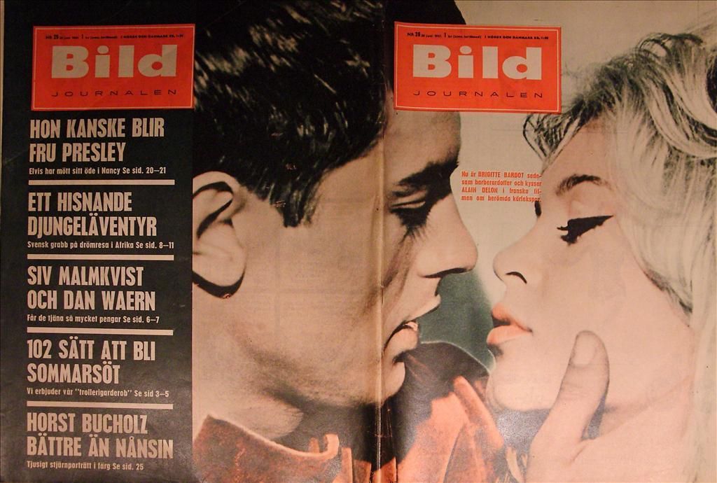 BILDJOURNALEN magazine side cover Issue 25  1961