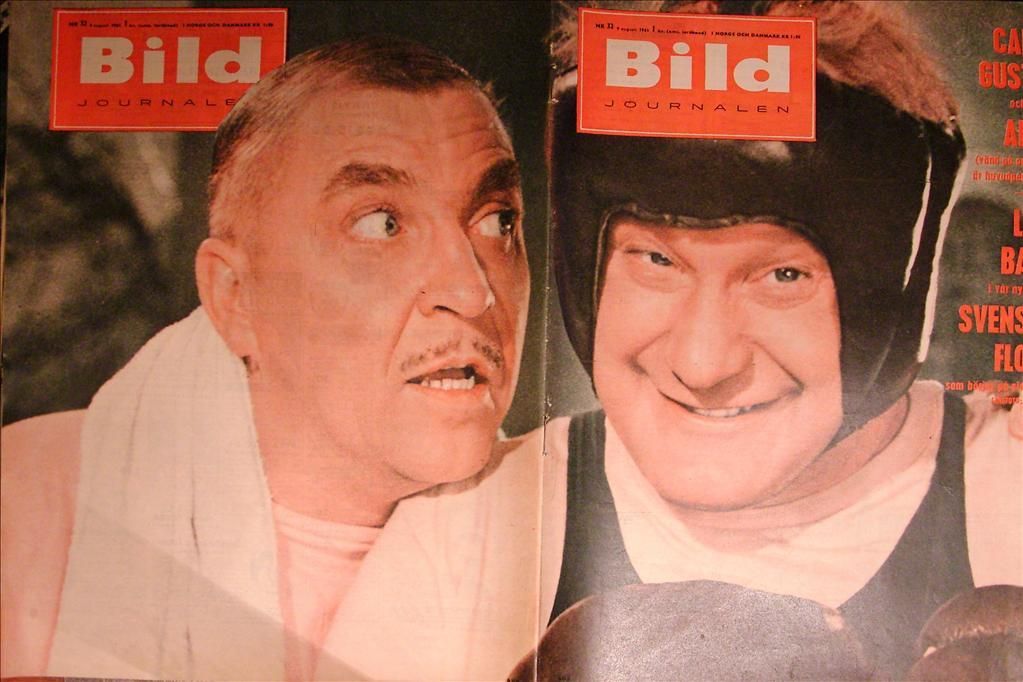 BILDJOURNALEN magazine side cover Issue 32  1961