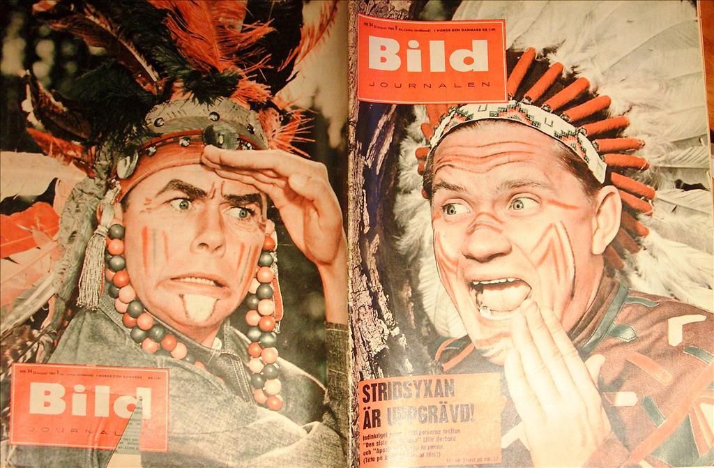 BILDJOURNALEN magazine side cover Issue 34  1961