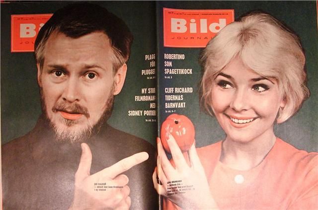 BILDJOURNALEN magazine side cover Issue 37  1961