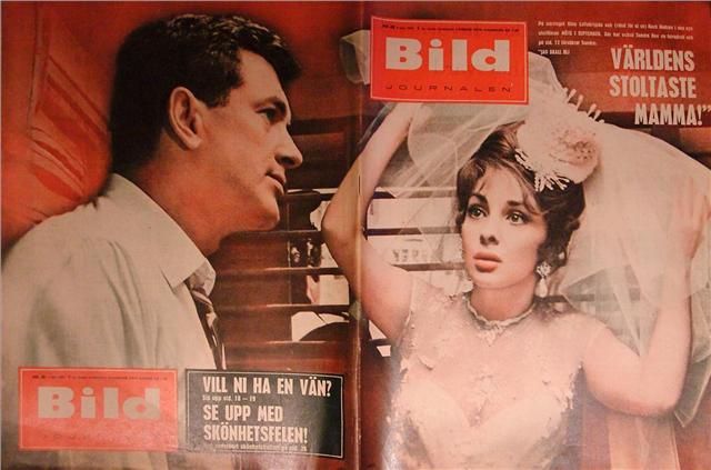 BILDJOURNALEN magazine side cover Issue 40  1961