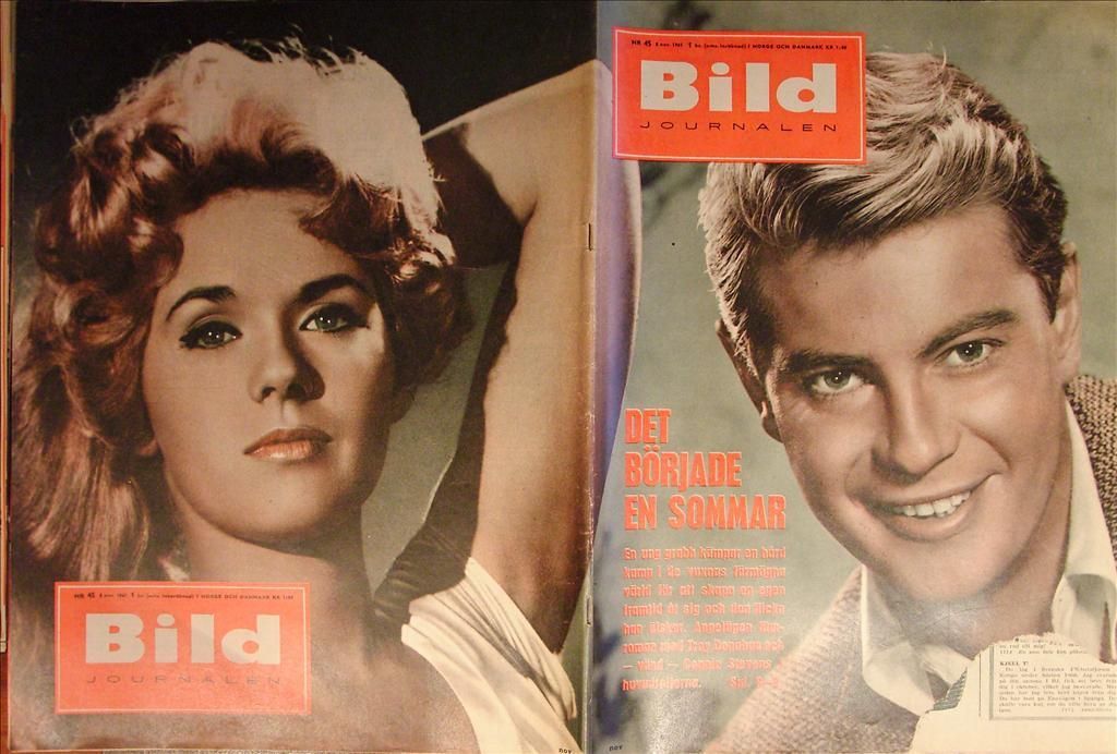 BILDJOURNALEN magazine side cover Issue 45  1961