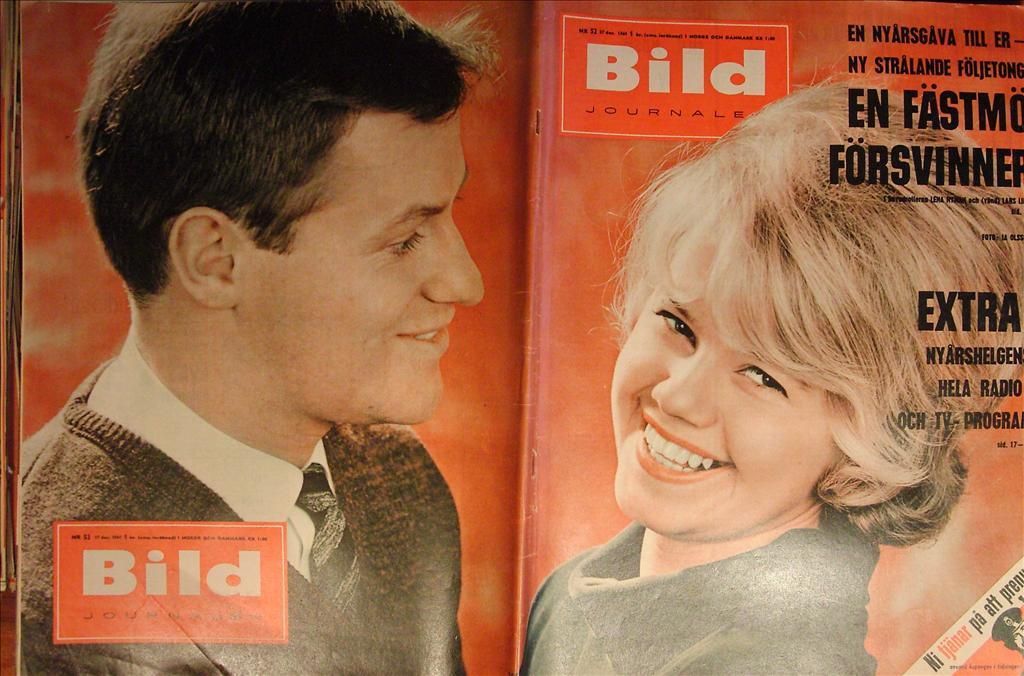 BILDJOURNALEN magazine side cover Issue 52  1961