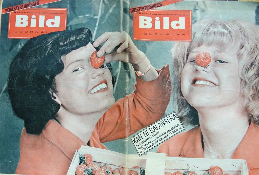 BILDJOURNALEN magazine side cover Issue 30  1962