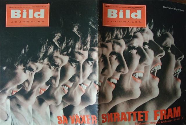 BILDJOURNALEN magazine side cover Issue 46  1962