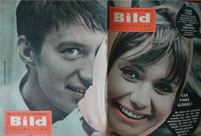 BILDJOURNALEN magazine side cover Issue 9  1963
