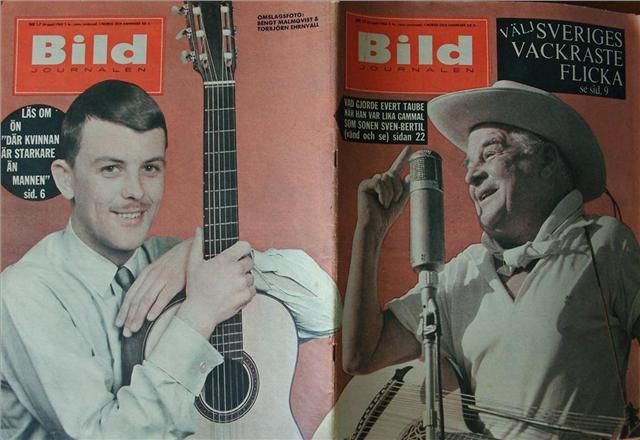 BILDJOURNALEN magazine side cover Issue 17  1963