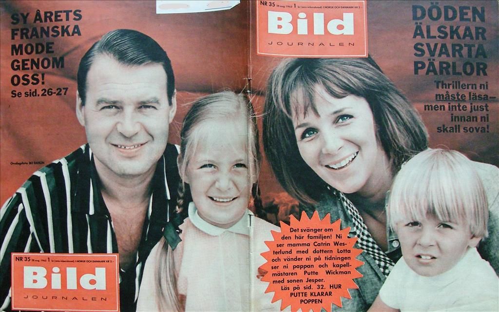 BILDJOURNALEN magazine side cover Issue 35  1963