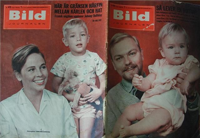 BILDJOURNALEN magazine side cover Issue 42  1963