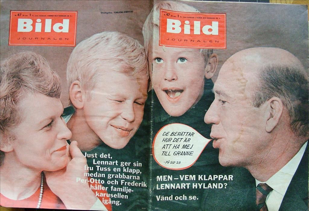 BILDJOURNALEN magazine side cover Issue 47  1963