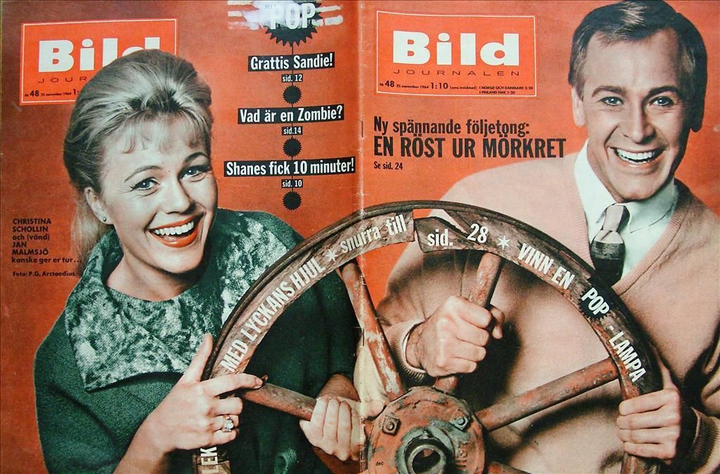 BILDJOURNALEN magazine side cover Issue 48  1964