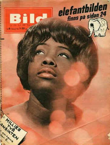 BILDJOURNALEN magazine side cover Issue 8  1965