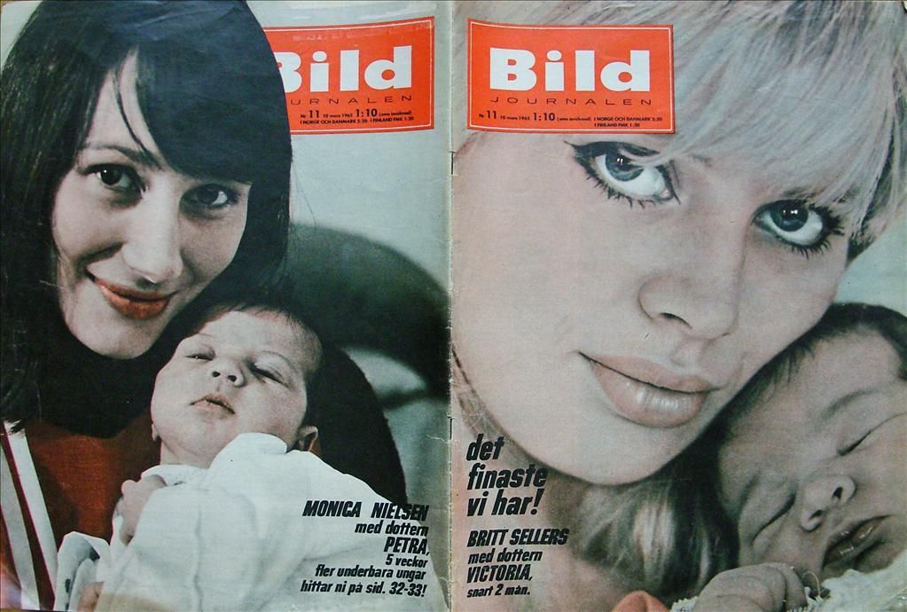BILDJOURNALEN magazine side cover Issue 11  1965