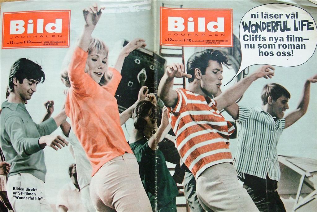 BILDJOURNALEN magazine side cover Issue 12  1965