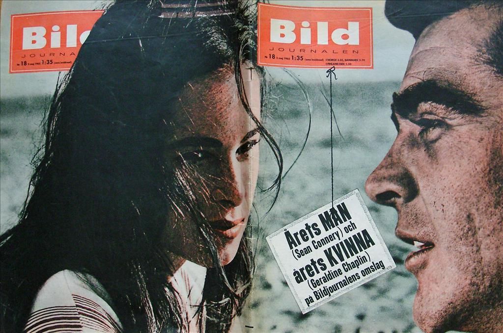 BILDJOURNALEN magazine side cover Issue 18  1965