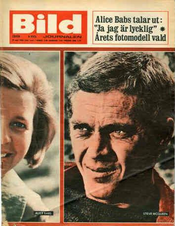BILDJOURNALEN magazine side cover Issue 39  1965