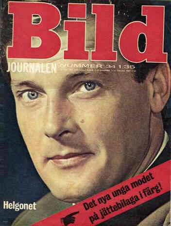BILDJOURNALEN magazine side cover Issue 34  1966